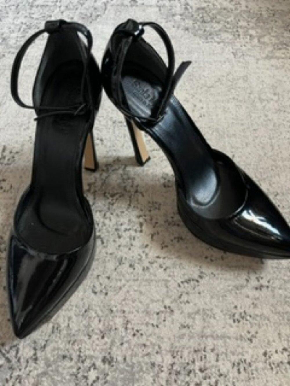 🧡3/$15 Santa Marina High Stiletto Heel Pumps Ankle Strap 40